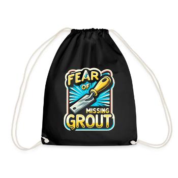 Carrelage Revêtement de sol Carreleur - Sac de sport léger - noir - Devant