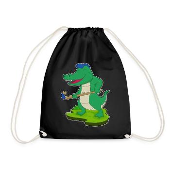 Crocodile Hockey sur gazon Crocodile Crocodile Stick de hockey sur gazon - Sac de sport léger - noir - Devant