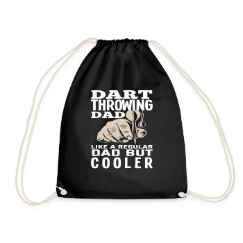 Dad Dad Darts Darts Player - Drawstring Bag - black - Front