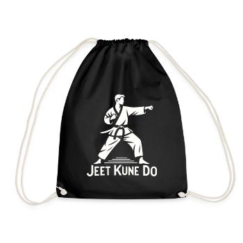 Jet Kune Do - Combattant de MMA et arts martiaux - Sac de sport léger - noir - Devant