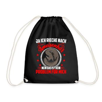 Ich rieche nach Ameisenbär Ameisenfresser - Turnbeutel - Schwarz - Vorne