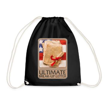 Chemise de l’indépendance, Ultimate Break Up Letter Tee, - Sac de sport léger - noir - Devant