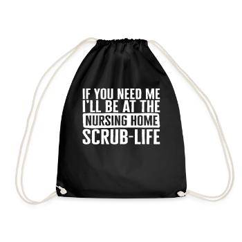 Chemise de l’AIIC, si vous avez besoin de moi, je serai à l’allaitement - Sac de sport léger - noir - Devant