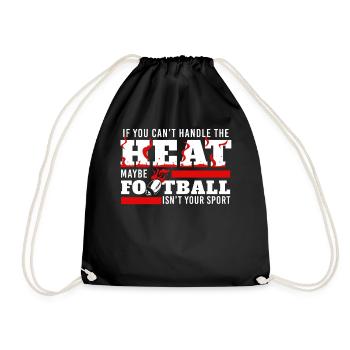Football Coach Funny Saying American Sports Coachi - Turnbeutel - Schwarz - Vorne