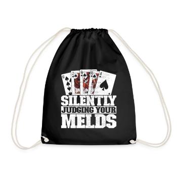 Jumelles Pinochle - Sac de sport léger - noir - Devant