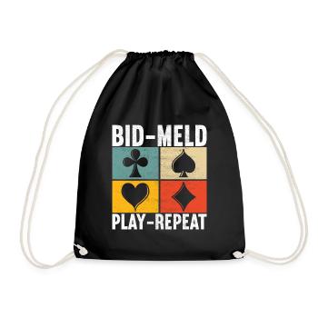 Jumelles Pinochle - Sac de sport léger - noir - Devant