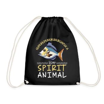 Baliste hawaïen Humuhumunukunukuapua’a - Sac de sport léger - noir - Devant