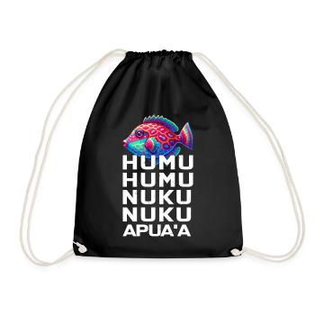 Humuhumunukunukuapua’a hawaïen - Sac de sport léger - noir - Devant