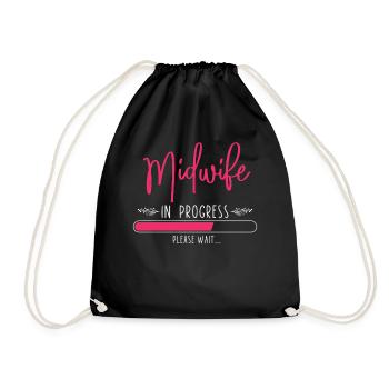 Infirmière Sage-femme Accoucheuse Étudiante - Sac de sport léger - noir - Devant