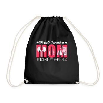 Dialysis Technician Mom The Idol Medical Assistant - Drawstring Bag - black - Front