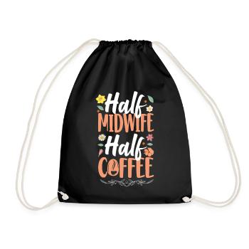 Nurse Midwife Birth Worker Coffee - Turnbeutel - Schwarz - Vorne