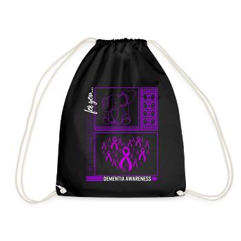 Chemise de démence, je me souviendrai pour vous démence - Sac de sport léger - noir - Devant