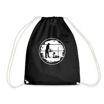 Gardener, Farmer, Landscaper, Plants, Garden - Drawstring Bag - black - Front