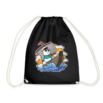 Capitaine Sailor Bear - Sac de sport léger - noir - Devant