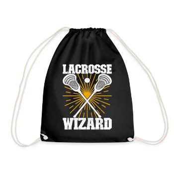 Lacrosse Lacrosse Players - Drawstring Bag - black - Front