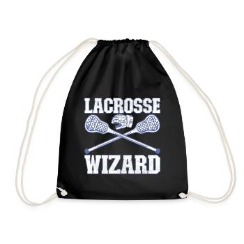 Lacrosse Lacrosse Players - Drawstring Bag - black - Front