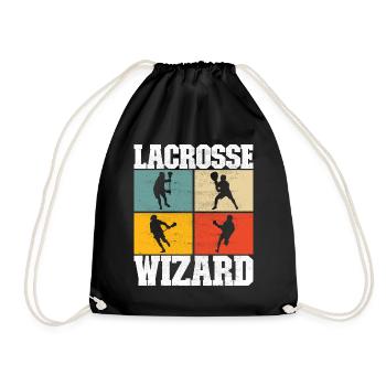 Lacrosse Lacrosse Players - Drawstring Bag - black - Front