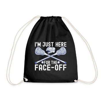 Lacrosse Lacrosse Players - Drawstring Bag - black - Front