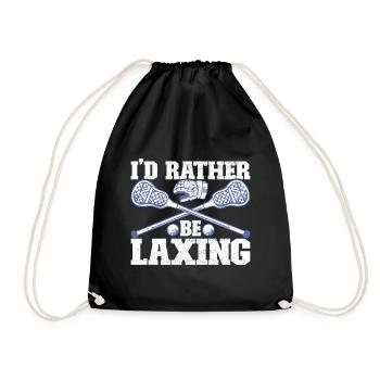 Lacrosse Lacrosse Players - Drawstring Bag - black - Front