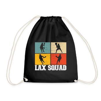 Lacrosse Lacrosse Players - Drawstring Bag - black - Front