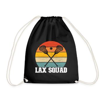 Lacrosse Lacrosse Players - Drawstring Bag - black - Front