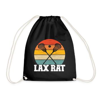 Lacrosse Lacrosse Players - Drawstring Bag - black - Front