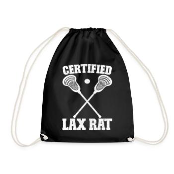 Lacrosse Lacrosse Players - Drawstring Bag - black - Front