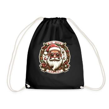 Big Nick Energy - Holidays Family Funny Christmas - Turnbeutel - Schwarz - Vorne