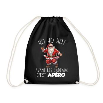 Pull Moche De Nöel 2024 Homme Femme Cadeau Noel - Sac de sport léger - noir - Devant