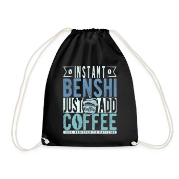Benshi instantané Il suffit d’ajouter du café - Sac de sport léger - noir - Devant