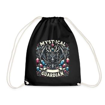 Sort de dragon cristallin - Sac de sport léger - noir - Devant