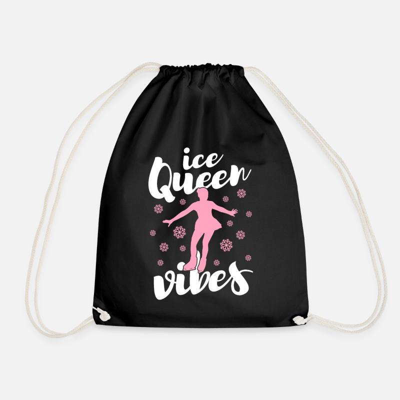 Eiskunstläuferin Eiskunstlauf Club Girl Eislauf - Turnbeutel - Schwarz