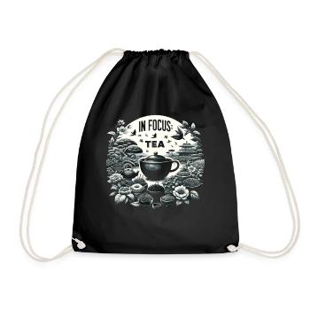 Variété de thés dans le jardin - Sac de sport léger - noir - Devant