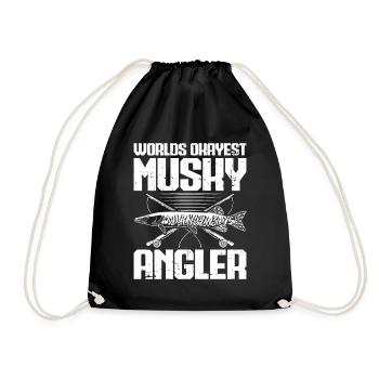 We Measure Sucess In Casts Not Catches - Musky - Drawstring Bag - black - Front