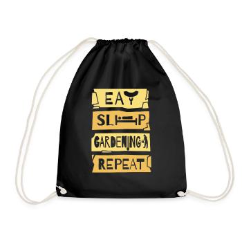 Gardener Farmer Landscape Gardener - Drawstring Bag - black - Front
