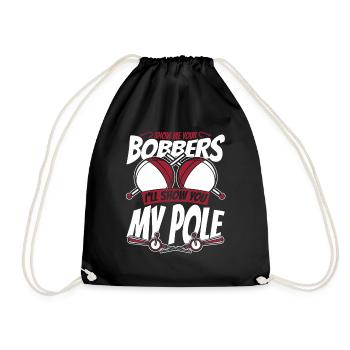 Montrez-moi vos bobbers pêche en haute mer pêcheur à la mouche - Sac de sport léger - noir - Devant