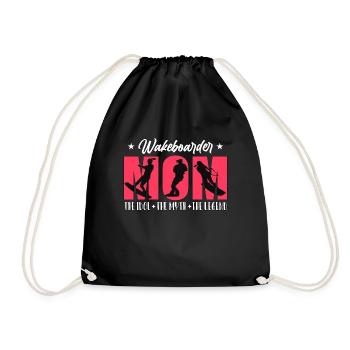 Wakeboarder Maman L’Idole Le Mythe Sports Nautiques - Sac de sport léger - noir - Devant