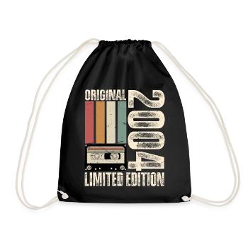20ème Anniversaire 2004 Vintage Rétro Vintage - Sac de sport léger - noir - Devant