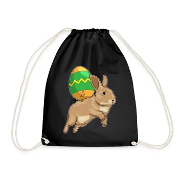 Promenade de Pâques Bunny - Sac de sport léger - noir - Devant