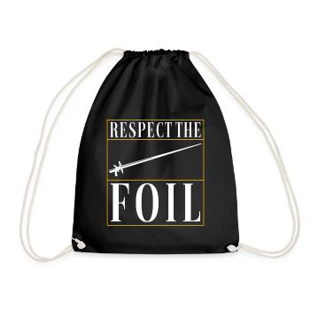 Fencing Fencing - Drawstring Bag - black - Front