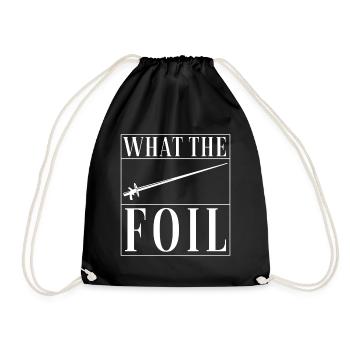 Fencing Fencing - Drawstring Bag - black - Front