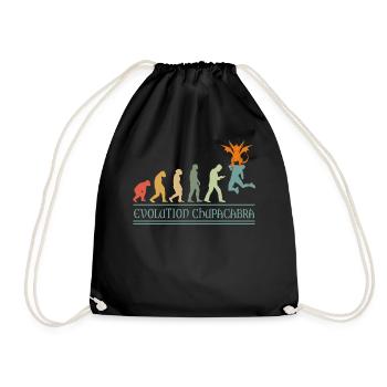 Cryptozoologiste Chupacabra créatures Vintage - Sac de sport léger - noir - Devant