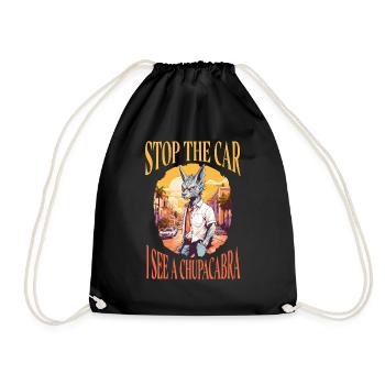 Cryptozoologistes Chupacabra Créatures Drôle - Sac de sport léger - noir - Devant
