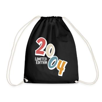 20e anniversaire Millésime 2004 - Sac de sport léger - noir - Devant