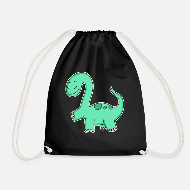Dino - Turnbeutel - Schwarz