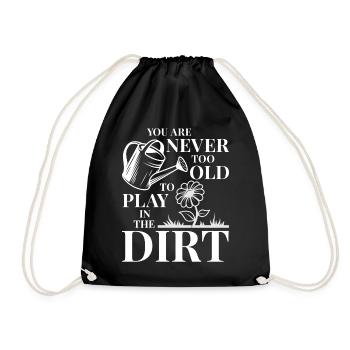 Gardening Enthusiast Garden Gardener Flower Gift - Drawstring Bag - black - Front