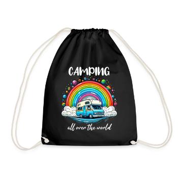 Camping dans le monde entier Tour du monde Limitless - Sac de sport léger - noir - Devant