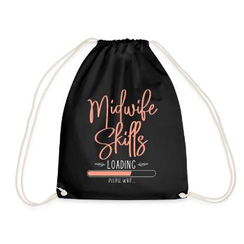 Infirmière Sage-femme Accoucheuse Étudiante - Sac de sport léger - noir - Devant
