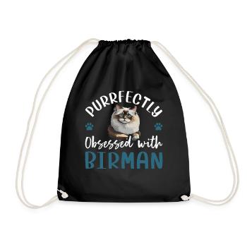 Obsédé par le Birman - Sac de sport léger - noir - Devant