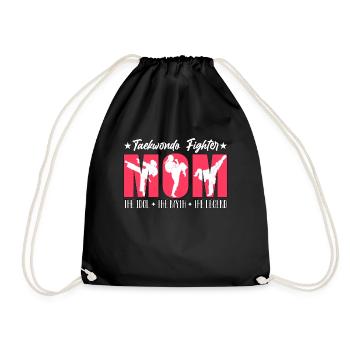 Taekwondo Fighter Mom The Idol The Taekwondo Lover - Turnbeutel - Schwarz - Vorne